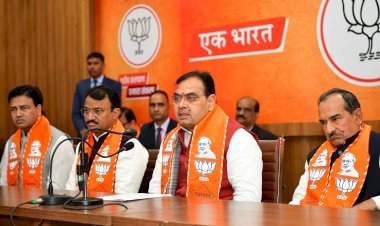 मुख्यमंत्री भजनलाल शर्मा ने कांग्रेस पर किया जमकर प्रहार, कहा कांग्रेस सत्ता लोलुप पार्टी, केवल सत्ता हासिल करना ही उद्देश्य, कांग्रेस बाबा साहब के नाम पर कर रही है राजनीति